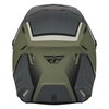 Fly Kinetic Vision Youth MX Helmet Olive Green Grey