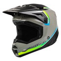 Kinetic Vision Youth MX Helmet Grey Black