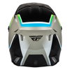 Fly Kinetic Vision Youth MX Helmet Grey Black