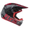 Fly Kinetic Scan Youth MX Helmet Black Red