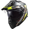 LS2 MX701 Explorer Carbon Helmet Extend Matt Hi Viz Yellow