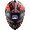 LS2 MX701 Explorer Helmet Alter Matt Black Fluo Orange
