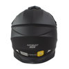 Nitro MX620 Uno Satin Black MX Helmet Back                                                                                                                                                                                                                     