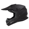 Nitro MX620 Uno Satin Black MX Helmet Left Side                                                                                                                                                                                                                