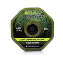 Soft Coated Hook Link 25lb Weed Green