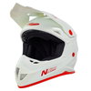 Nitro MX620 Uno Junior White MX Helmet Front Left                                                                                                                                                                                                              