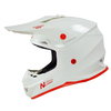 Nitro MX620 Uno Junior White MX Helmet Left Side                                                                                                                                                                                                               