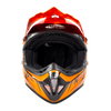 Nitro MX620 Podium Junior Childrens Black Orange MX Helmet Front                                                                                                                                                                                               