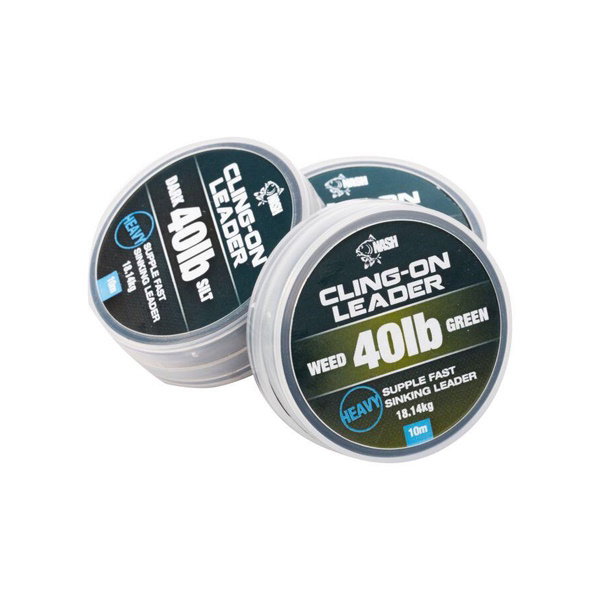Cling-On Leader 40lb 10m Silt