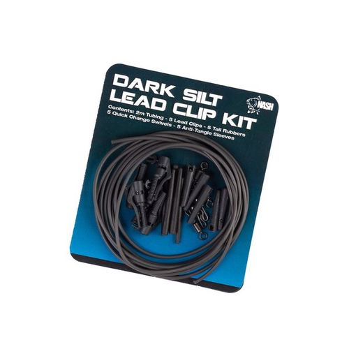 Nash Lead Clips Kit Dark Silt