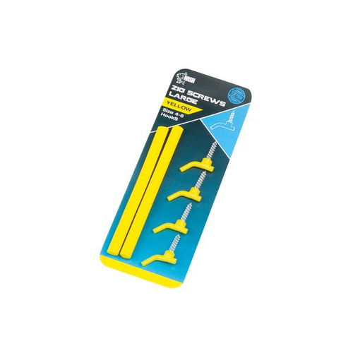 Nash Zig Screws Long Yellow