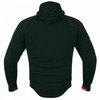Nitro Aramid Black Motorbike Hoodie Back                                                                                                                                                                                                                       