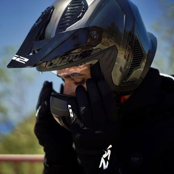 LS2 OF606 Drifter Helmet Jeans Titanium