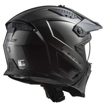 LS2 OF606 Drifter Helmet Jeans Titanium