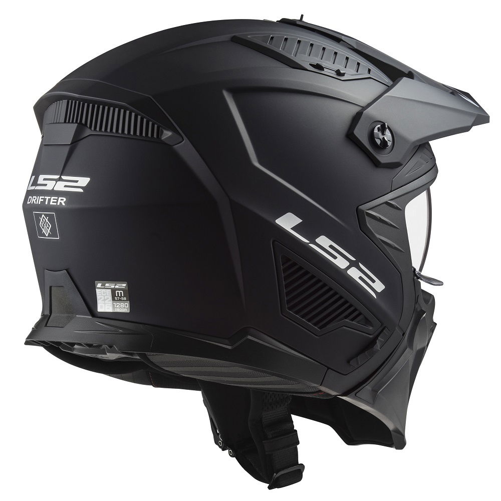LS2 OF606 Drifter Helmet Matt Black