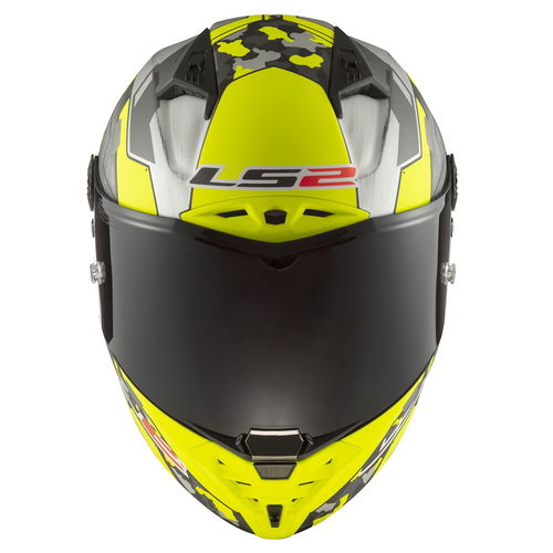 LS2 FF805 Thunder Carbon Helmet Space Hi Viz Yellow
