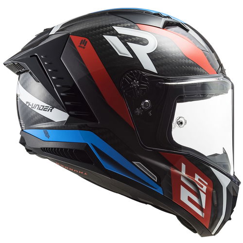 LS2 FF805 Thunder Carbon Helmet Supra Red Blue
