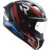 LS2 FF805 Thunder Carbon Helmet Supra Red Blue