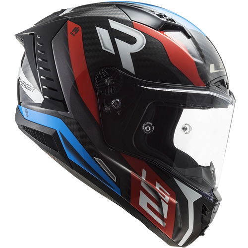 LS2 FF805 Thunder Carbon Helmet Supra Red Blue