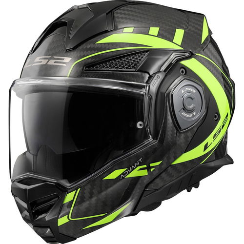 LS2 FF901 Advant X Carbon Helmet Future Hi Viz Yellow