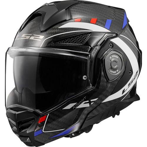 LS2 FF901 Advant X Carbon Helmet Future White Blue Red