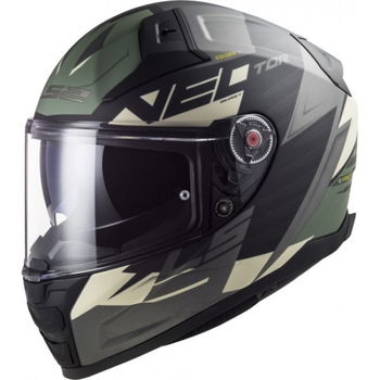 LS2 FF811 Vector II Helmet Absolute Matt Black Silver Titanium