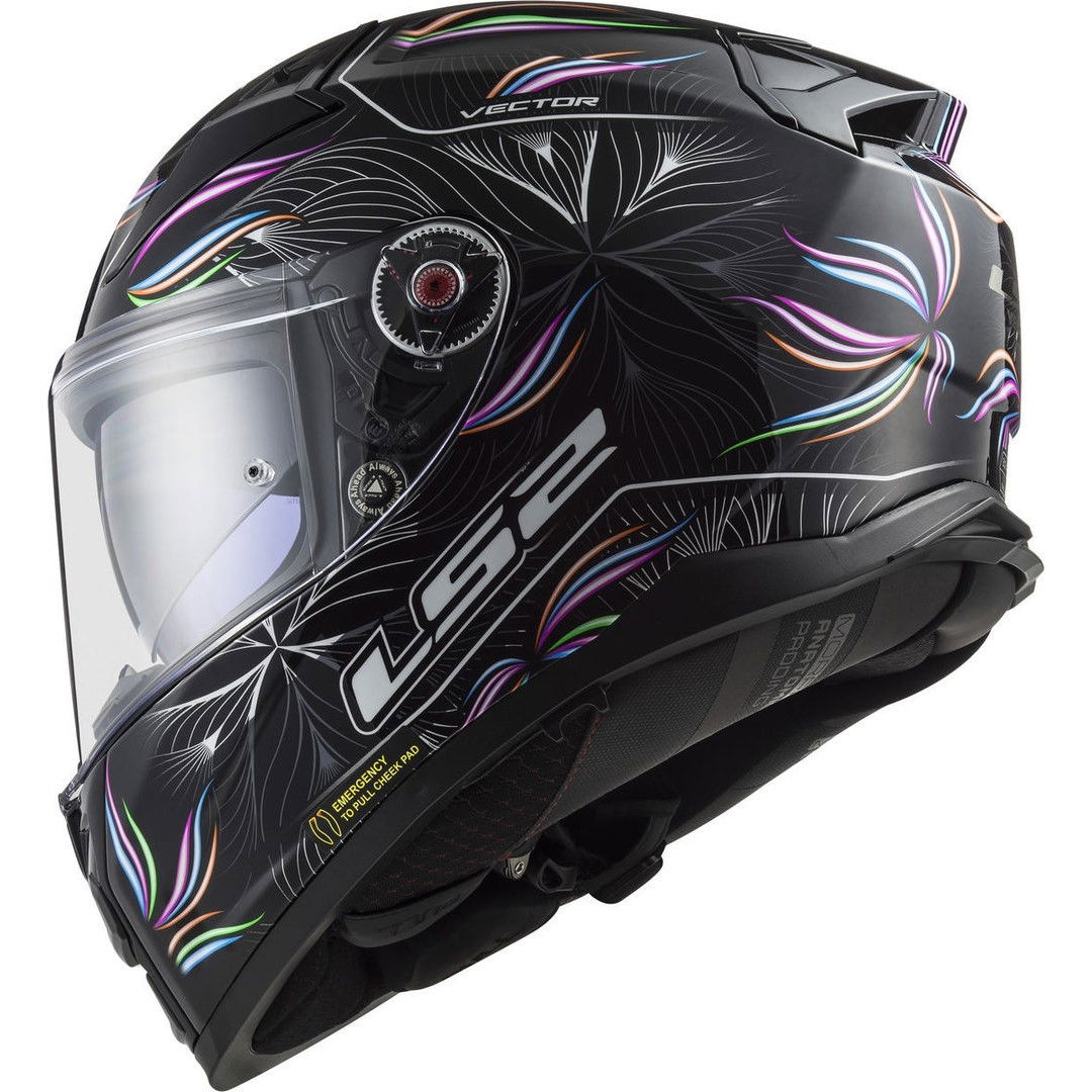 LS2 FF811 Vector II Helmet Tropical Black White