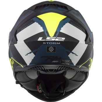 LS2 FF800 Storm II Helmet Sprinter Matt Black Silver Cobalt