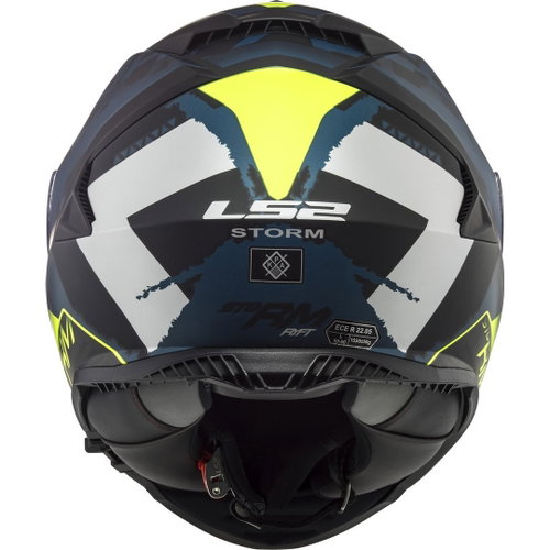 LS2 FF800 Storm II Helmet Sprinter Matt Black Silver Cobalt