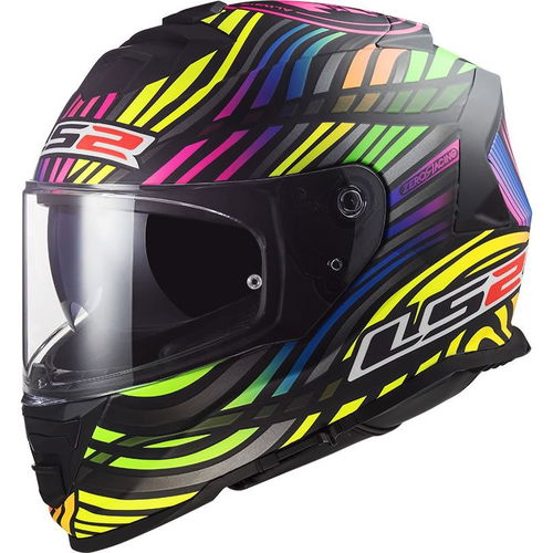 LS2 FF800 Storm II Helmet Velvet Black Rainbow