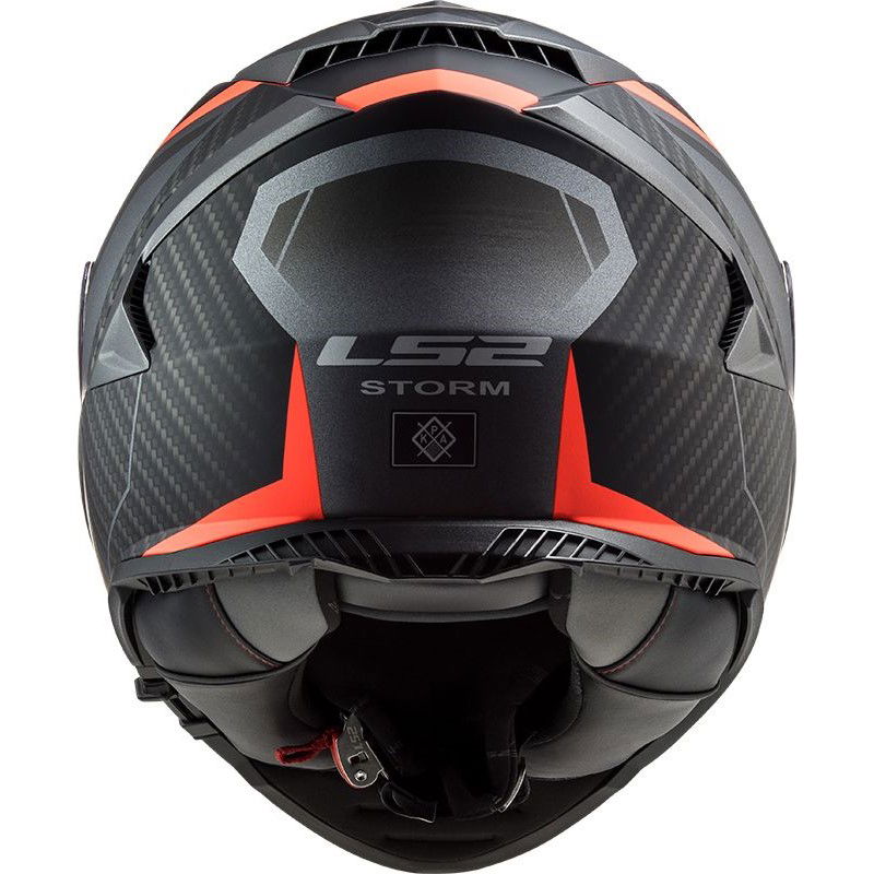 LS2 FF800 Storm II Helmet Racer Matt Titanium Fluo Orang