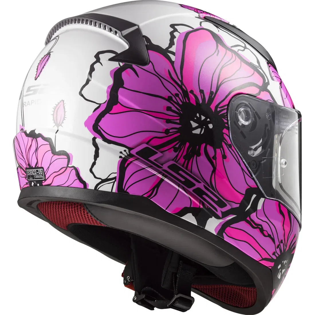 LS2 FF353 Rapid Helmet Poppies Pink