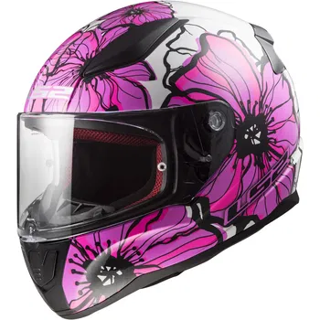 LS2 FF353 Rapid Helmet Poppies Pink