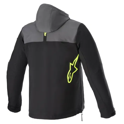 Alpinestars Sherpa Hoodie Tar Grey Black Yellow