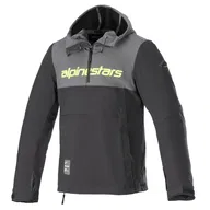 Sherpa Hoodie Tar Grey Black Yellow