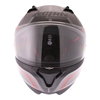 Nolan N87 Rapid N-Com 016 Flat Lava Grey Red Full Face Motorcycle Helmet Front                                                                                                                                                                                 