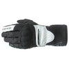 Dainese Aurora Lady D-Dry Ladies Black White Motorcycle Gloves Back                                                                                                                                                                                            