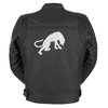 Furygan Houston V3 Black Leather Motorcycle Jacket Back                                                                                                                                                                                                        
