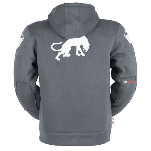 Furygan Luxio Grey Hoodie Back                                                                                                                                                                                                                                 