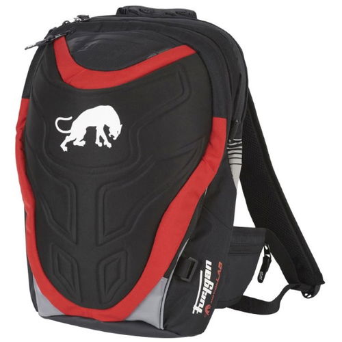 Furygan Fusion Bag Black Red Black Red