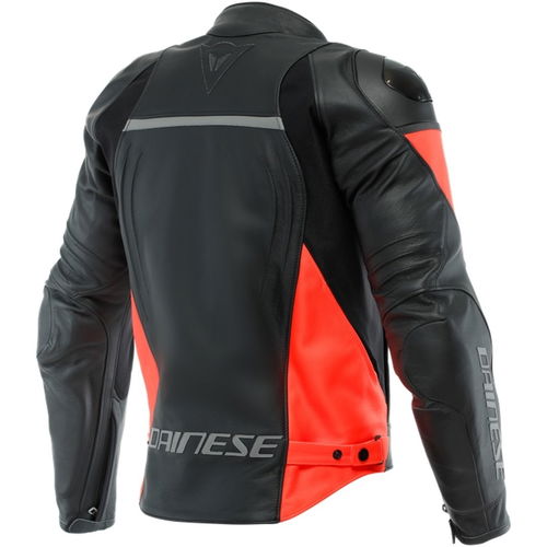 Dainese Racing 4 Jacket Black Fluo Red