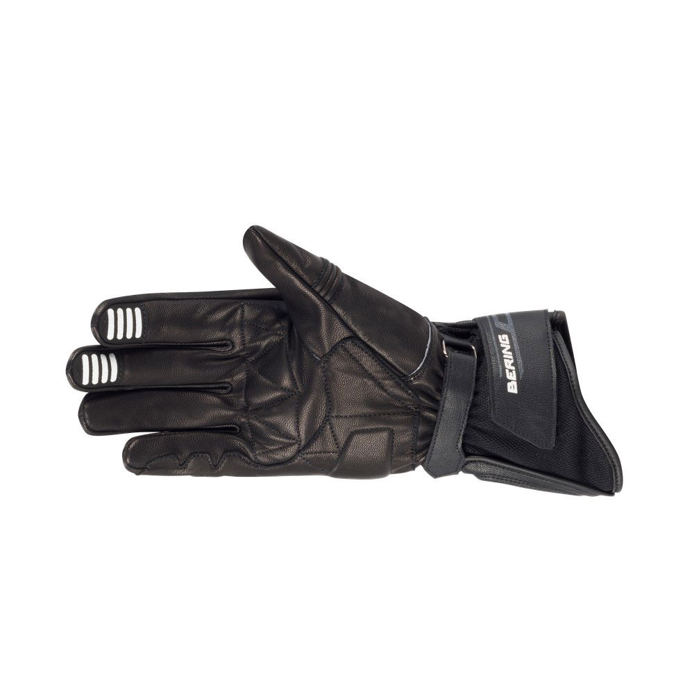 Bering Snap Gloves Black White
