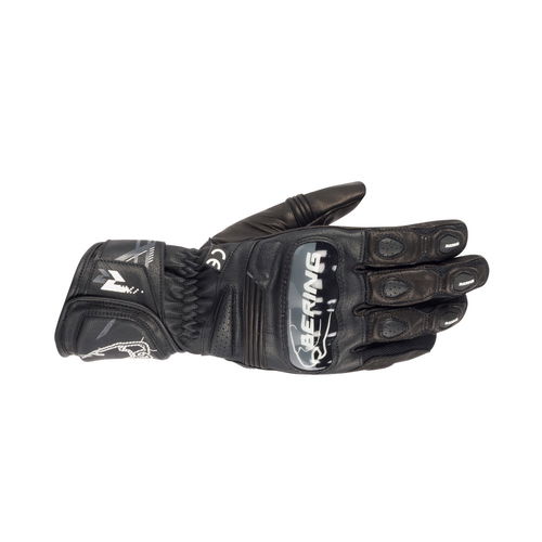 Bering Snap Gloves Black White