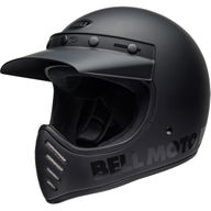 Moto-3 Blackout Helmet Matt Gloss Black