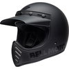 Bell Moto 3 Blackout Helmet Matt Gloss Black