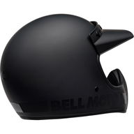 Moto-3 Blackout Helmet Matt Gloss Black