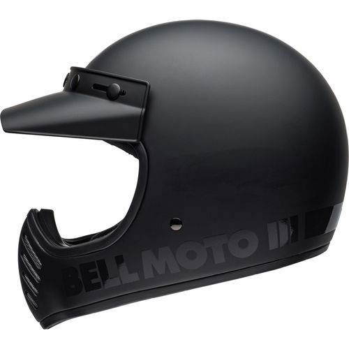 Bell Moto 3 Blackout Helmet Matt Gloss Black