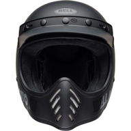 Moto-3 Blackout Helmet Matt Gloss Black