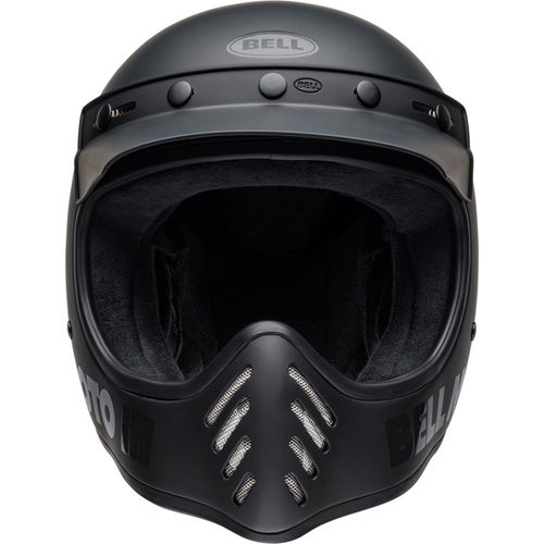 Bell Moto 3 Blackout Helmet Matt Gloss Black