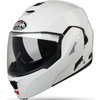 Airoh REV19 Flip White Flip Front Motorcycle Helmet Front Left                                                                                                                                                                                                 
